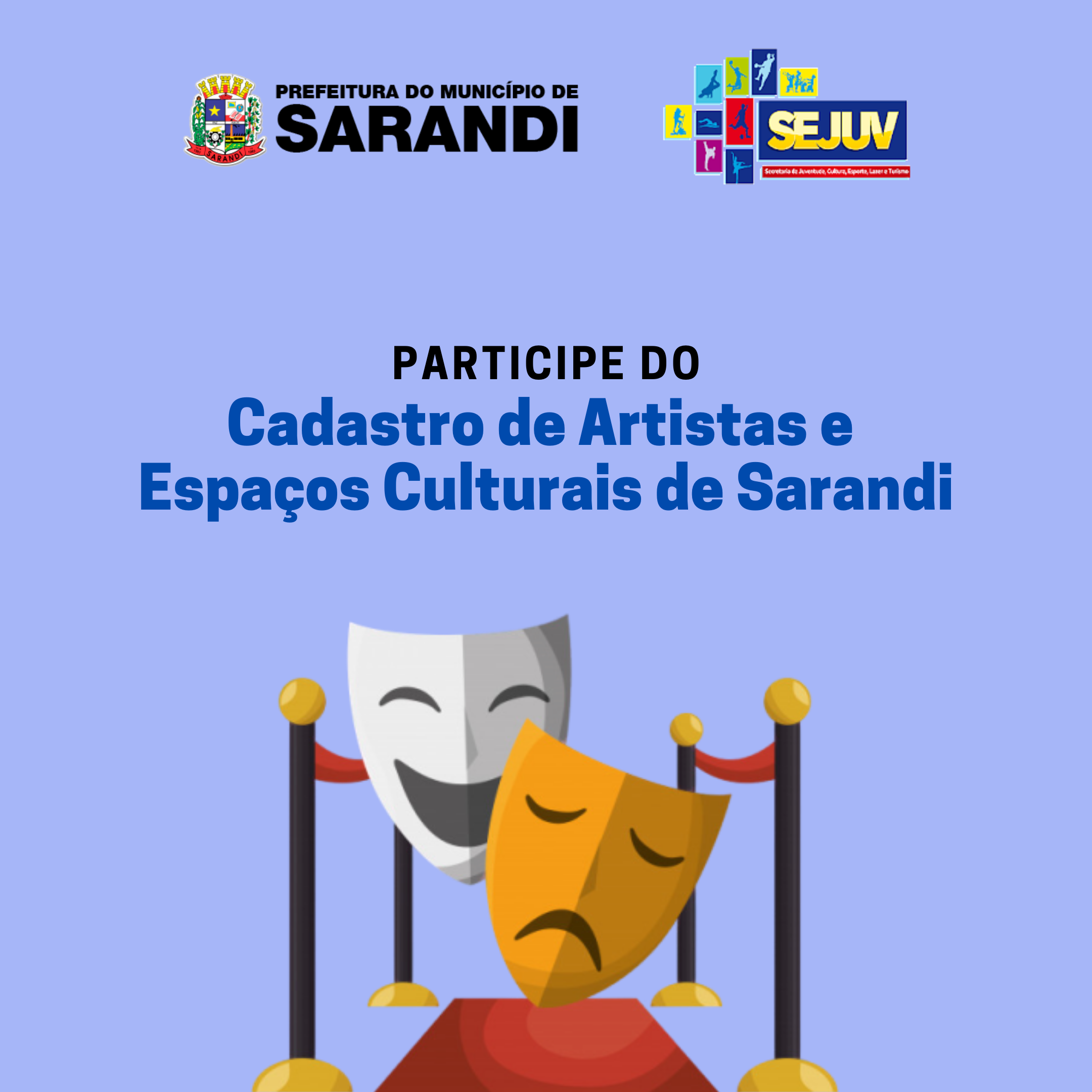 Cadastro de Artistas e Espaços Culturais